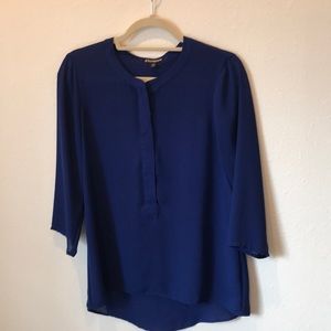 Navy Blue Express Blouse, Size Small